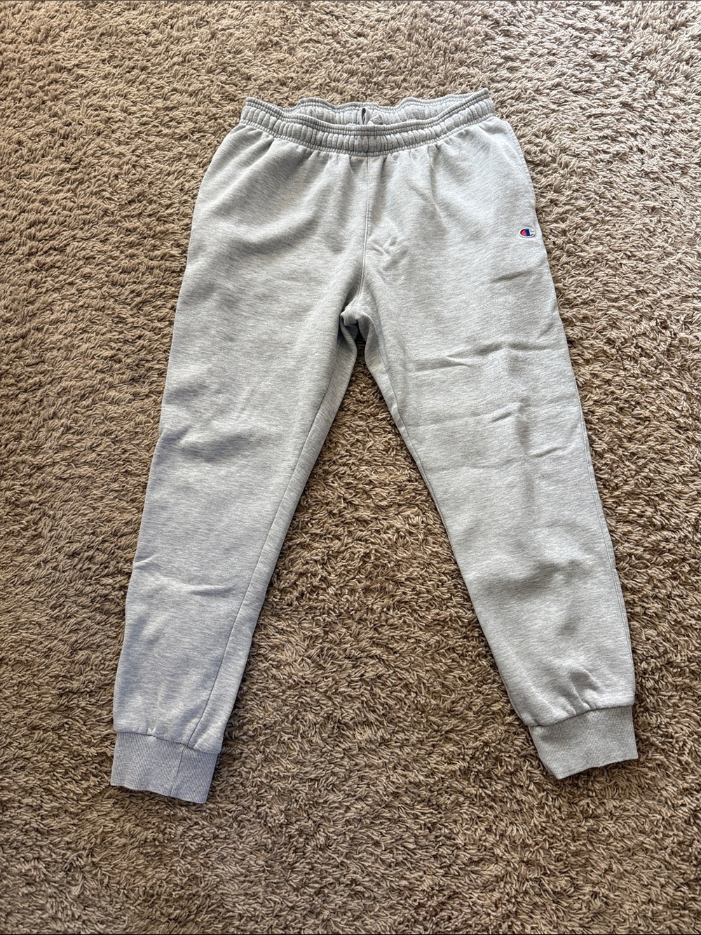 Champion Light Gray Kids Fleece Jogger Sweatpants